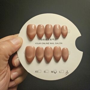 Press-On Nail Set in Dusty Rose